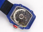 Richard Mille RM 67-02 Fernando Alonso Blue NTPT Arka Mekanizma Titanyum Köprü ve Çark Detayı Rich Factory Super Clone ETA — Kadran ve Bezel Görünümü