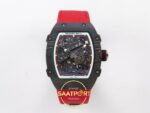 Richard Mille RM 67-02 Italy Black NTPT Ön Cephe Kadran ve Kasa Görünümü Rich Factory Super Clone ETA — Kadran ve Bezel Görünümü