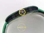 Richard Mille RM 67-02 Green NTPT CRMA7 Dinamometrik Kurma Kolu ve NTPT Yan Gövde Rich Factory Super Clone ETA — Kadran ve Bezel Görünümü