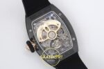 Richard Mille RM07 Ladies Black Ceramic Diamonds Bezel ZF Red ZF Factory 31.5mmx12mm Gece Fosfor (Super-LumiNova) ve Kadran Detay — Kadran ve Bezel Görünümü
