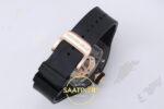 Richard Mille RM07 Ladies Black Ceramic Diamonds Bezel ZF Black ZF Factory 31.5mmx12mm Orijinal Toka Kilidi ve Kordon İç Detayı — Kadran ve Bezel Görünümü