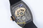 Richard Mille RM07 Ladies Black Ceramic ZF Black Dial on ZF Factory 31.5mmx12mm Gece Fosfor (Super-LumiNova) ve Kadran Detay — Kadran ve Bezel Görünümü