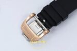 Richard Mille RM07 Ladies Black Ceramic ZF Black Dial on ZF Factory 31.5mmx12mm Orijinal Toka Kilidi ve Kordon İç Detayı Super — Kadran ve Bezel Görünümü