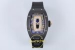 Richard Mille RM07 Ladies Black Ceramic ZF Black Dial on ZF Factory 31.5mmx12mm Ön Cephe Kadran ve Kasa Görünümü Super Clone ETA — Kadran ve Bezel Görünümü