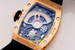 Richard Mille RM07 Ladies RG Diamonds Bezel ZF Black Diamonds ZF Factory 31.5mmx12mm Arka Kapak Gravür ve Super Clone Mekanizma — Kadran ve Bezel Görünümü