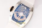 Richard Mille RM07 Ladies SS Diamonds Bezel ZF Red Diamonds ZF Factory 31.5mmx12mm Orijinal Toka Kilidi ve Kordon İç Detayı Super — Kadran ve Bezel Görünümü