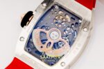 Richard Mille RM07 Ladies SS Diamonds Bezel ZF Red Diamonds ZF Factory 31.5mmx12mm Orijinal Toka Kilidi ve Kordon İç Detayı Super — Kadran ve Bezel Görünümü