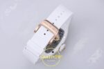 Richard Mille RM07 Ladies White Ceramic Diamonds Bezel ZF Black ZF Factory 31.5mmx12mm Orijinal Toka Kilidi ve Kordon İç Detayı — Kadran ve Bezel Görünümü