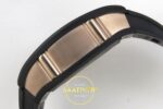 Richard Mille RM88 Tourbillon Smiley Black Ceramic RMF on Black ZF Factory 41mmx17mm Sol Yan Kasa Kalınlık ve Fırçalanmış Yüzey — Kadran ve Bezel Görünümü