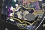 Richard Mille RM88 Tourbillon Smiley Black Ceramic RMF on Black ZF Factory 41mmx17mm Yatay Kasa, Bezel ve Kordon Bütünlüğü Super — Kadran ve Bezel Görünümü