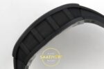 Richard Mille ZGF Custom Made RM061 Black Ceramic Green Inner ZF Factory 43mmx15mm Sol Yan Kasa Kalınlık ve Fırçalanmış Yüzey — Kadran ve Bezel Görünümü