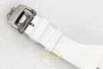 Richard Mille ZGF Custom Made RM061 White Ceramic with Titanium ZF Factory 43mmx15mm Arka Kapak Gravür ve Super Clone Mekanizma — Kadran ve Bezel Görünümü
