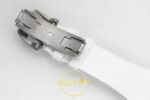 Richard Mille ZGF Custom Made RM061 White Ceramic with Titanium ZF Factory 43mmx15mm Orijinal Toka Kilidi ve Kordon İç Detayı — Kadran ve Bezel Görünümü