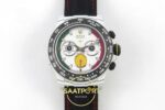 Rolex Daytona DIW Porsche 911 S/T White Carbon SONIC SONIC Factory 40mmx12.5mm Kadran İndeks ve İbre Detay Yakın Çekim Super — Kadran ve Bezel Görünümü