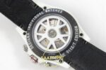 Rolex Daytona DIW SONIC Porsche 911S/T Carbon Case and SONIC Factory 40mmx12.5mm Arka Kapak Gravür ve Super Clone Mekanizma — Kadran ve Bezel Görünümü