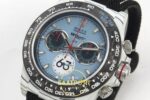 Rolex Daytona DIW SONIC Porsche 911S/T Carbon Case and SONIC Factory 40mmx12.5mm Sağ 45 Derece Çapraz Kasa ve Kurma Tepesi — Kadran ve Bezel Görünümü
