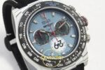 Rolex Daytona DIW SONIC Porsche 911S/T Carbon Case and SONIC Factory 40mmx12.5mm Sol 45 Derece Çapraz Kasa ve Bezel Profili Super — Kadran ve Bezel Görünümü