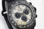 Rolex Daytona SONIC Carbon Case and Bezel Meteorite Stick SONIC Factory 40mmx12.5mm Sol 45 Derece Çapraz Kasa ve Bezel Profili — Kadran ve Bezel Görünümü