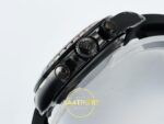 Rolex Daytona SONIC RXF Colored diamond bezel Black dial SONIC Factory 40mmx12.5mm Sağ Yan Kurma Tepesi ve Kasa Koruma Detayı — Kadran ve Bezel Görünümü
