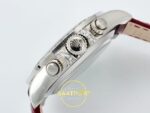 Rolex Daytona SONIC RXF Deep red Diamond bezel, diamond SONIC Factory 40mmx12.5mm Sağ Yan Kurma Tepesi ve Kasa Koruma Detayı — Kadran ve Bezel Görünümü