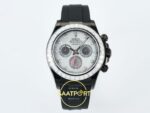 Rolex Daytona SONIC RXF Diamond bezel Pearl mother pearl SONIC Factory 40mmx12.5mm Ön Cephe Kadran ve Kasa Görünümü Super Clone — Kadran ve Bezel Görünümü