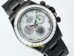 Rolex Daytona SONIC RXF Diamond bezel Pearl mother pearl SONIC Factory 40mmx12.5mm Sağ 45 Derece Çapraz Kasa ve Kurma Tepesi — Kadran ve Bezel Görünümü