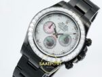 Rolex Daytona SONIC RXF Diamond bezel Pearl mother pearl SONIC Factory 40mmx12.5mm Sol 45 Derece Çapraz Kasa ve Bezel Profili — Kadran ve Bezel Görünümü