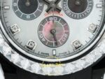 Rolex Daytona SONIC RXF Diamond bezel Pearl mother pearl SONIC Factory 40mmx12.5mm Sol Yan Kasa Kalınlık ve Fırçalanmış Yüzey — Kadran ve Bezel Görünümü