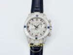 Rolex Daytona SONIC RXF Diamond dial Diamond bezel, diamond SONIC Factory 40mmx12.5mm Ön Cephe Kadran ve Kasa Görünümü Super — Kadran ve Bezel Görünümü